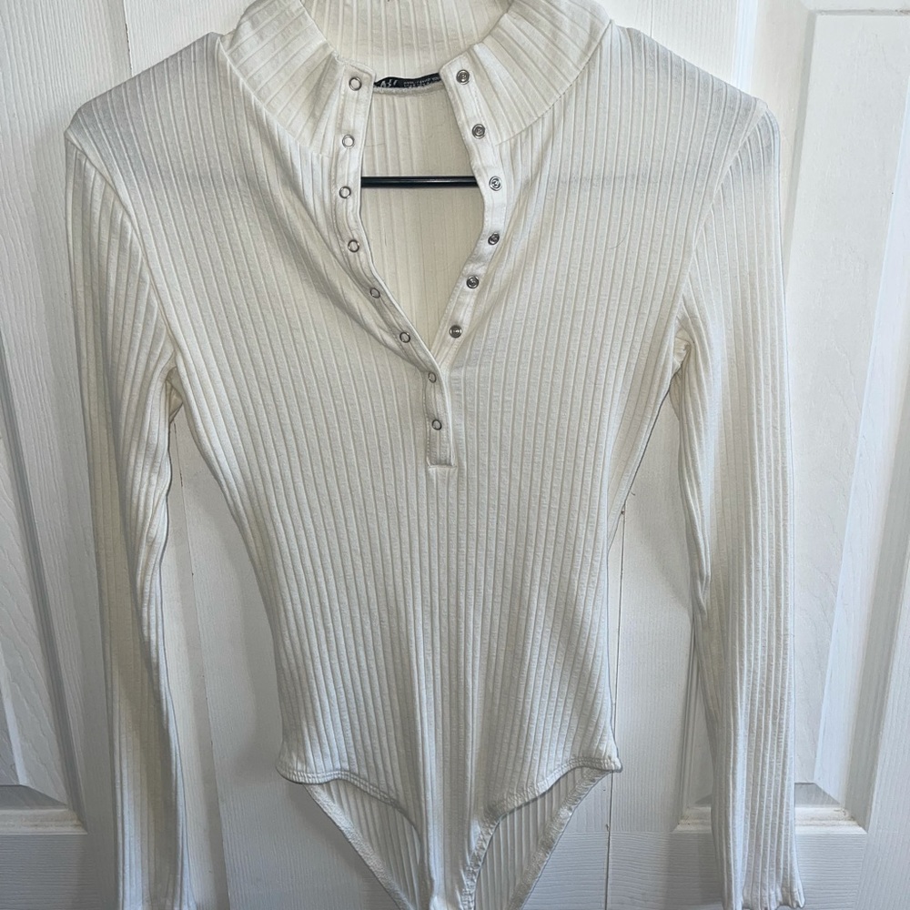 White Zara bodysuit